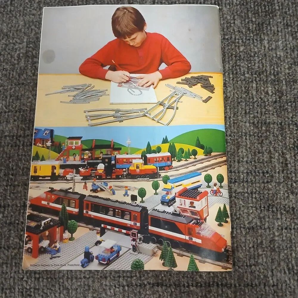 LEGO 7722 Steam Cargo Train Locomotivr RR Vtg Instruction Original Manual Only
